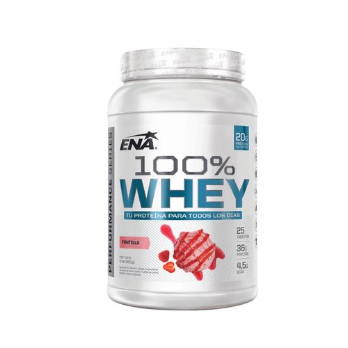 Proteína 100% Whey Frutilla ENA 907gr