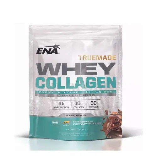 Colágeno Whey Collagen Sabor Doble Chocolate True Made ENA 750gr