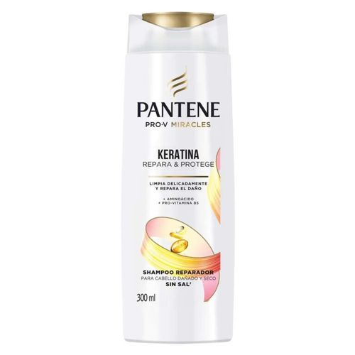 Shampoo Reparador Keratina Pro-v Miracles Pantene 300ml