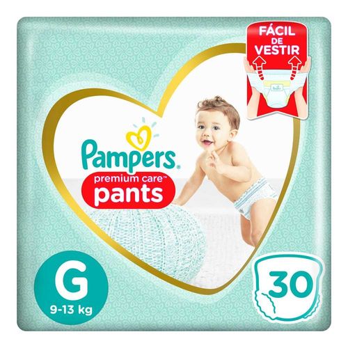 Pañales Premium Care Pants Pampers G 30u