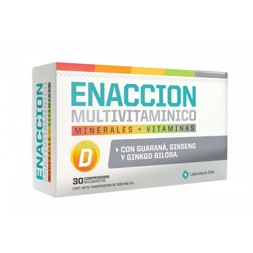 Multivitamínico Enaccion 30 Comprimidos
