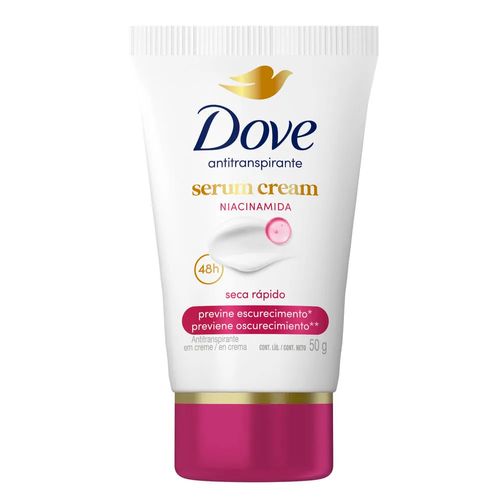 Antitranspirante en Crema Dove Serum Cream Previene Oscurecimiento 50g