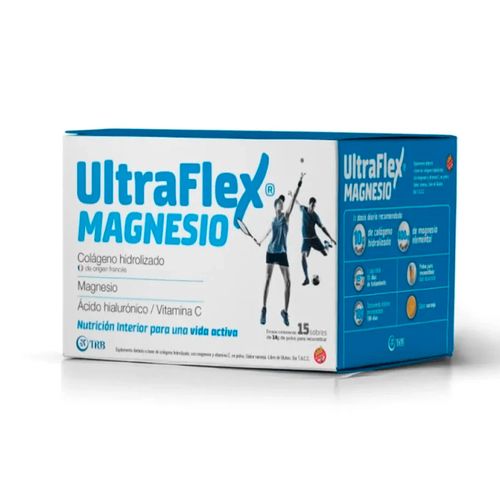 Ultraflrex Magnesio Polvo 15 Sobres Naranja