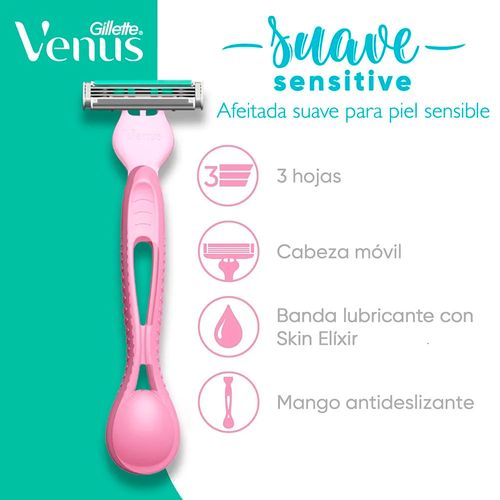 Maquina de afeitar Gillette Venus Simply 3 Sensible x 2