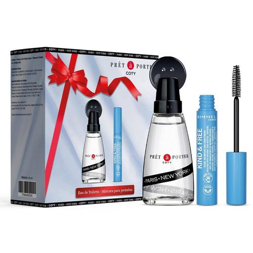 Set Pret a Porter Eau de Toilette 50ml + Máscara de Pestañas Kind & Free Rimmel 7ml
