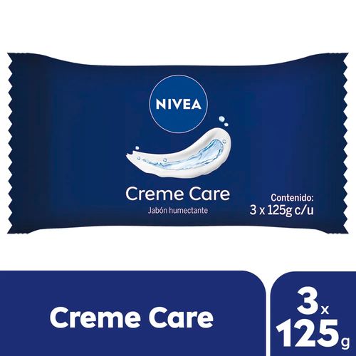 Jabón Humectante Nivea Creme 3x125g