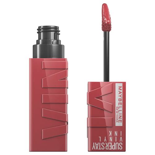 Labial Líquido Brillante Maybelline Superstay Vinyl Ink 40 Witty
