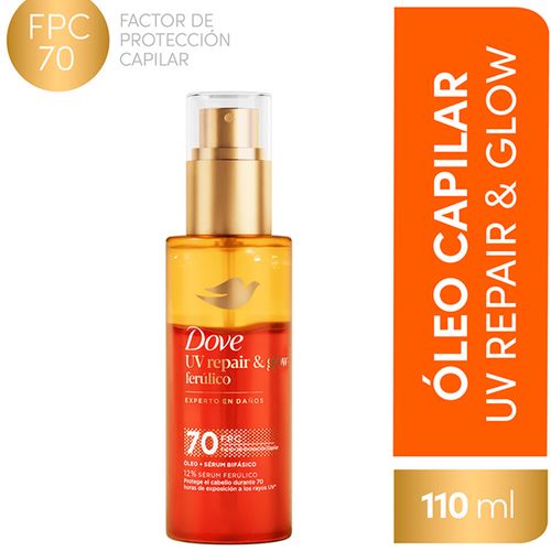 Óleo Bifásico Dove UV Repair & Glow 110 ml
