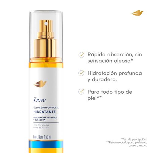 Dove Óleo Sérum Corporal Hidratante 150ml