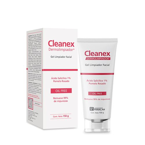 Gel Facial Dermolimpiador Cleanex 150gr