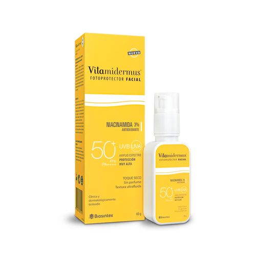 Vitamidermus Protector Solar Toque Seco F50 60Gr