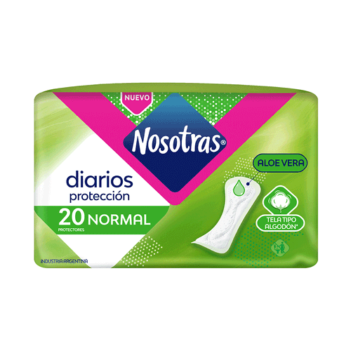 Protectores Diarios Nosotras Normal 20 u