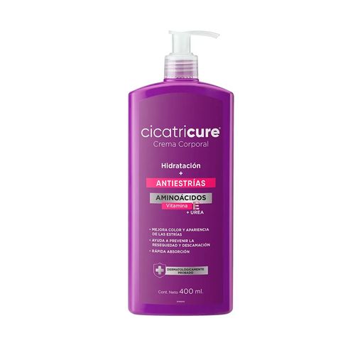 Crema Corporal Hidratación Intensiva Anti-Estrías Cicatricure 400ml