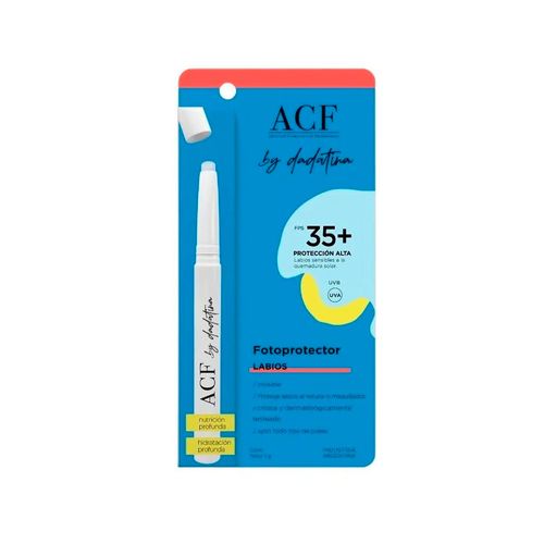 Fotoprotector Labial Invisible FPS 35+ Camuflaje UV ACF By Dadatina 1g