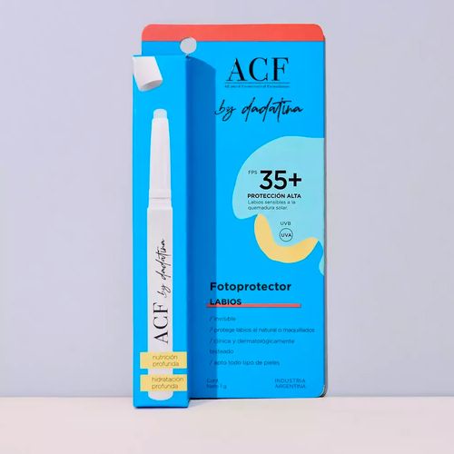 Fotoprotector Labial Invisible FPS 35+ Camuflaje UV ACF By Dadatina 1g