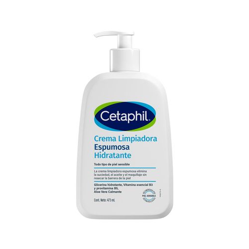 Crema Limpiadora Espumosa Hidratante Cetaphil 473ml