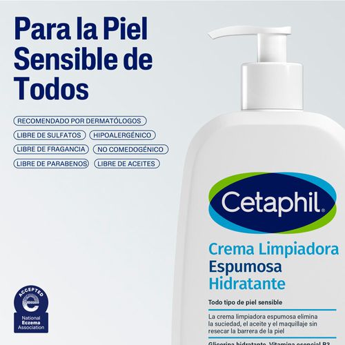 Crema Limpiadora Espumosa Hidratante Cetaphil 473ml