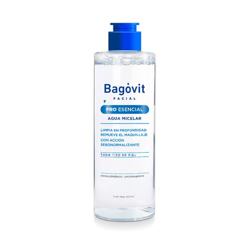 Agua Micelar Bagovit Facial Pro Esencial 400ml