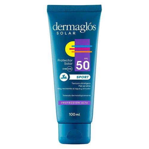 Protector Solar Dermaglos Sport 50FPS 100ml