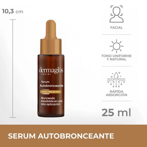 Serum Autobronceante Facial Dermaglos 25ml