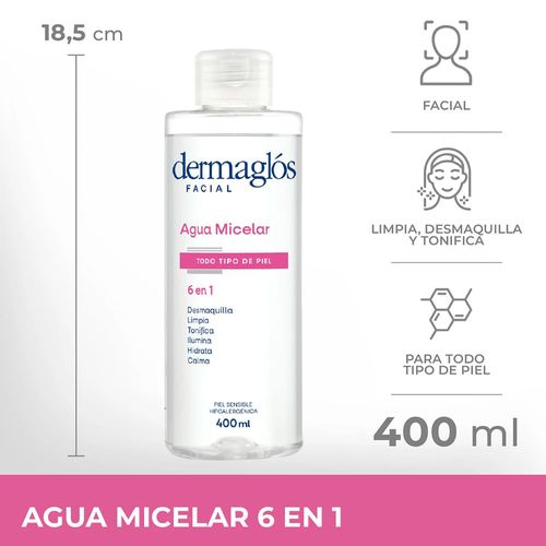 Agua Micelar Dermaglós 400ml