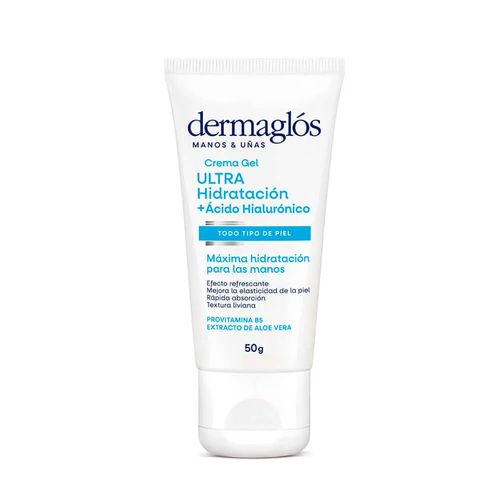 Crema Gel para Manos Dermaglos Ultra Hidratación + Ácido Hialurónico 50 g