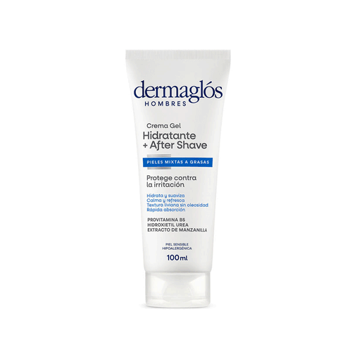 Crema Gel Hidratante + After Shave Dermaglos x 100g