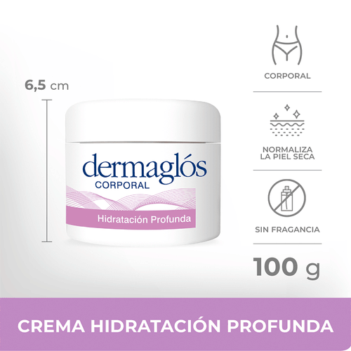 Crema Corporal Hidratación Profunda Dermaglos 100g