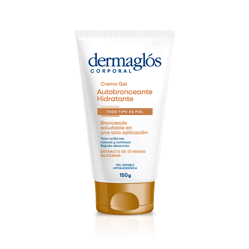 Crema Gel Autobronceante Hidratante Dermaglos 150g