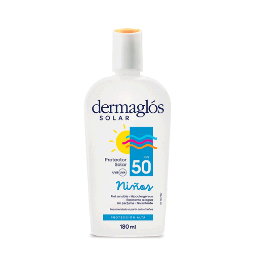 Protector Solar Niños FPS 50 Dermaglos x 180ml