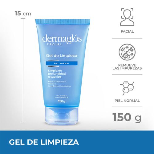 Gel Facial Limpieza Purificante Pieles Norm Dermaglos  150gr