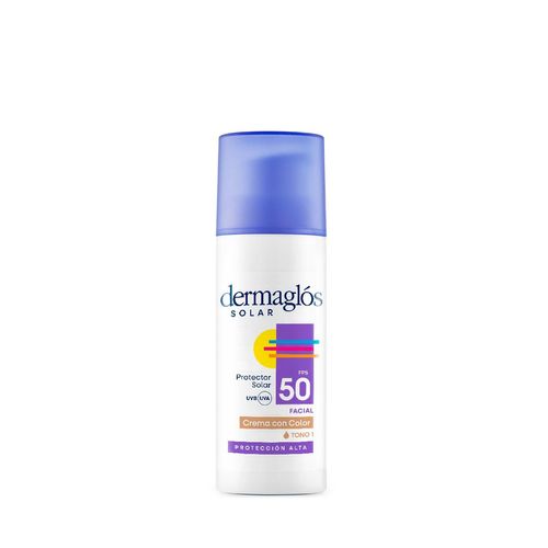 Protector Solar Facial Fps 50 Tono 1 Dermaglos 50gr