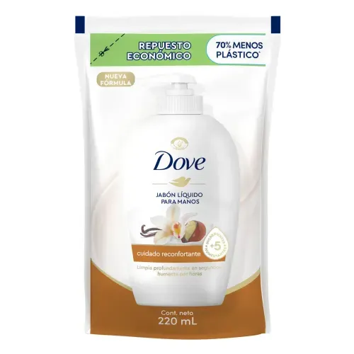 Jabón Líquido para Manos Cuidado Reconfortante Repuesto Dove 220ml