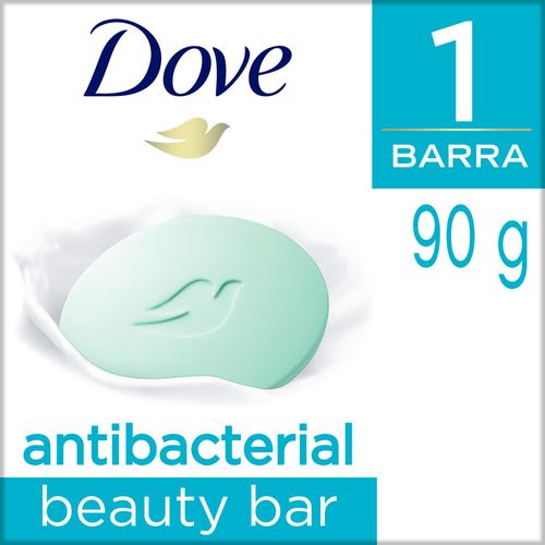 Jabón En Barra Antibacterial Cuida & Protege Dove 90gr