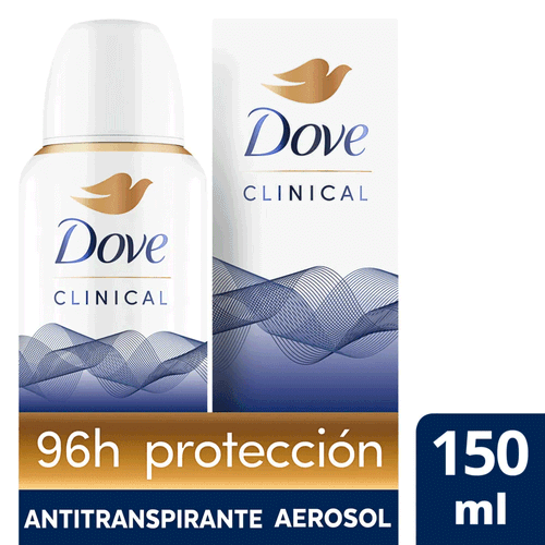Antitranspirante En Aerosol Clinical 96hs Dove 150ml