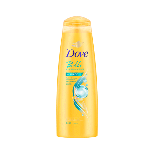 Shampoo Brillo + Óleo Micelar Dove 400ml