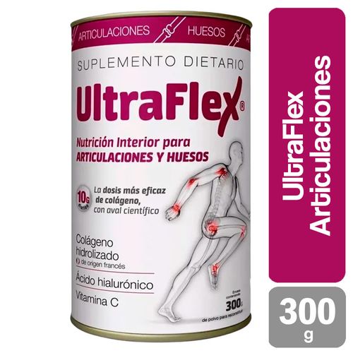 Colágeno Sabor Limón Lata Ultraflex 300 gr