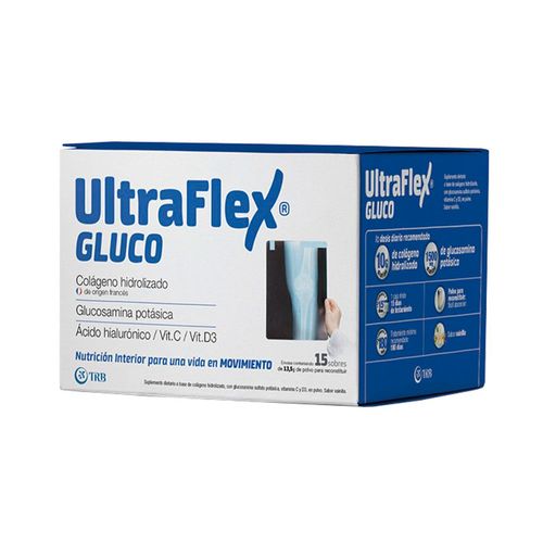 Ultraflex Gluco Colágeno Hidrolizado 15 Sobres x 13,5 g