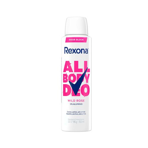 Rexona All Body Deo Wild Rose Aerosol 150ml