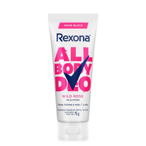 Rexona All Body Deo Wild Rose Crema 75g
