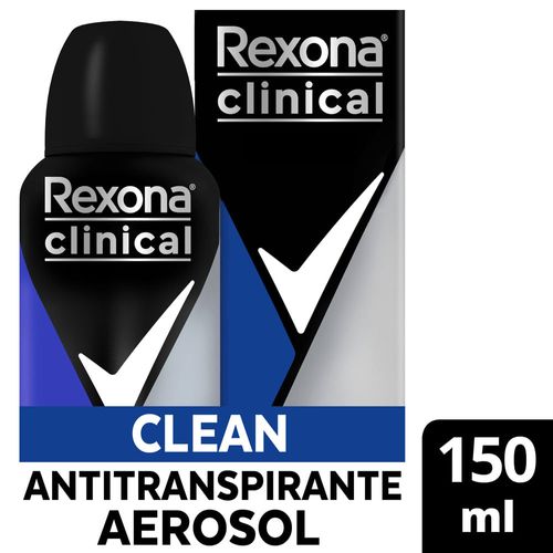 Antitranspirante en Aerosol Clinical Clean 150ml