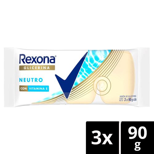 Jabón De Glicerina Neutro x 3 Unidades