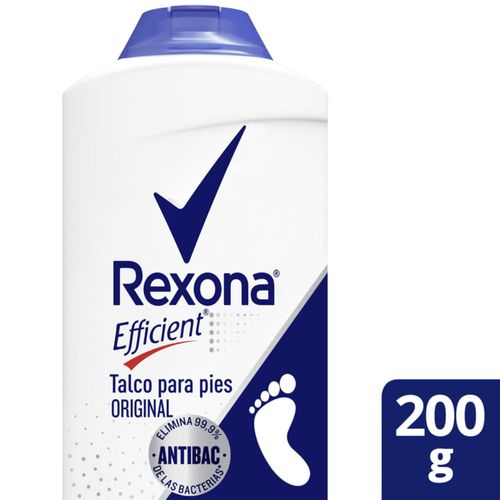 Talco Para Pies Rexona Efficient Original 200gr