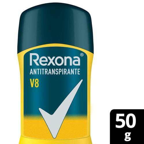Desodorante Antitranspirante Rexona V8 En Barra 50gr