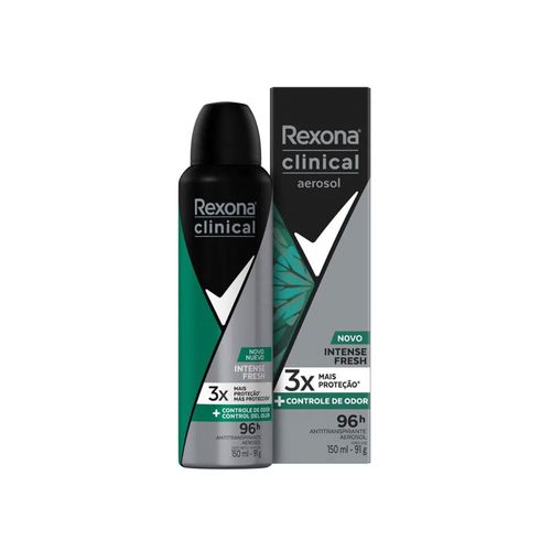 Antitranspirante Aerosol Rexona Clinical Men Intense Fresh 150ml