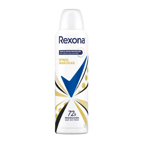 Antitranspirante En Aerosol Rexona Fútbol Fanáticas 150ml