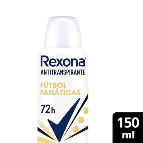 Antitranspirante En Aerosol Rexona Fútbol Fanáticas 150ml