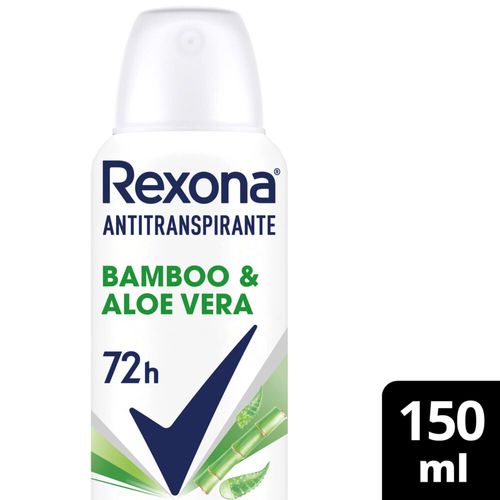 Desodorante Antitranspirante Rexona Women Bamboo Y Aloe Vera En Aerosol 150ml