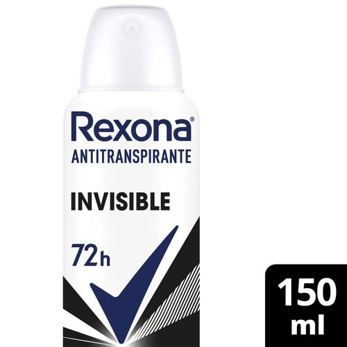 Desodorante Antitranspirante Rexona Invisible En Aerosol 150ml