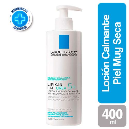 Leche Hidratante Corporal  Lipikar Urea 5+ La Roche-Posay 400ml